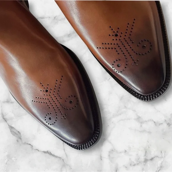 ** Sold** Louis Vuitton Premium Strap Boots - Picture 4 of 10